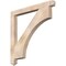 Ekena Millwork Westlake Arts & Crafts Smooth Bracket, Douglas Fir, 3 1/2"W x 40"D x 40"H BKT04X40X40WTL03SDF - alternate 1